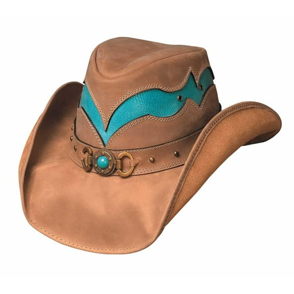 Bullhide Hats 4018Ct Cascade Range Medium Camel/Turquoise Cowboy Hat
