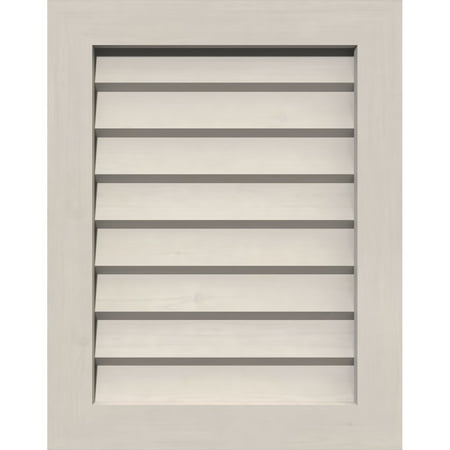 

Ekena Millwork 18 W x 18 H Rectangle Gable Vent (23 W x 23 H Frame Size): Primed Non-Functional Smooth Western Red Cedar Gable Vent w/ Decorative Face Frame