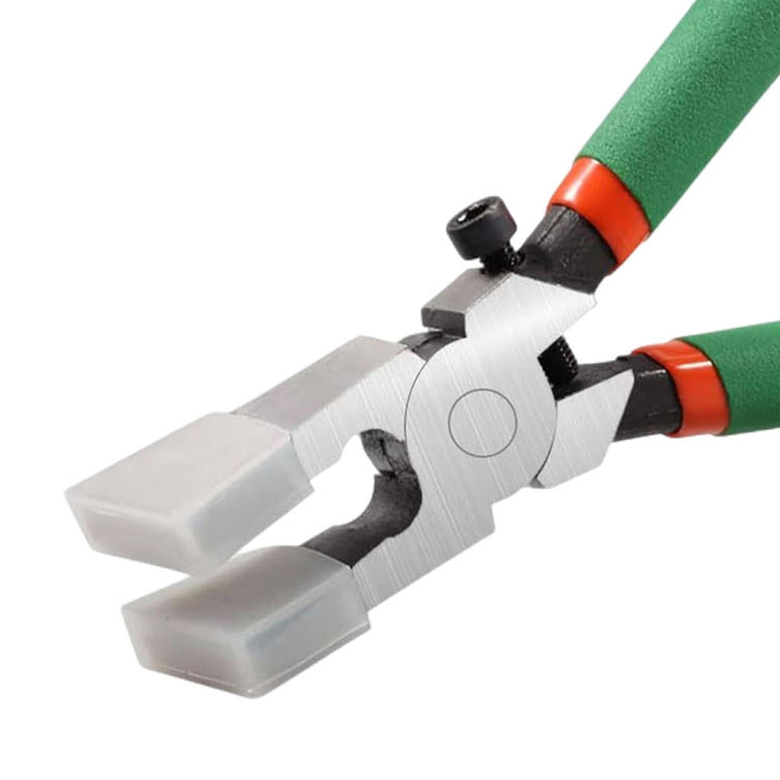 FVDPWYE Glass Cutter Tool Glass Breaking Pliers Ergonomic Handle Heavy Duty Breaker Tile set