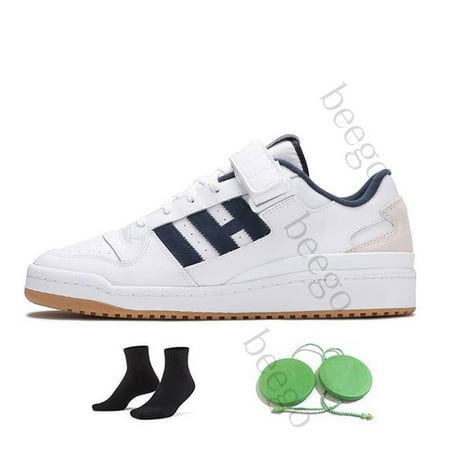 

with box Forum 84 Low Bad Bunny Casual Shoes White Gum Bright Blue Black Orbit Grey Green Pink True Orange Strap Taupe Oxide Cinder Designer Sneakers Women Mens Trainer