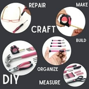 Apollo Tools 39 Piece General Tool Set Pink - DT9706 PINK