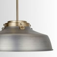 thumbnail image 2 of 9D330A Austin Allen Oakwood - 1 Light Pendant In Urban and Industrial Style-7.25 Inches Tall and 18 Inches Wide-Matte White Finish    -Traditional, 2 of 18