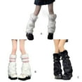 thumbnail image 2 of Jesscasday Faux Furs Leg Warmer,Warm Soft Cozy Fuzzy Leg Warmer Boot Cuffs Cover for Women Party Costumes Boot Sleeves Boot Covers, 2 of 13