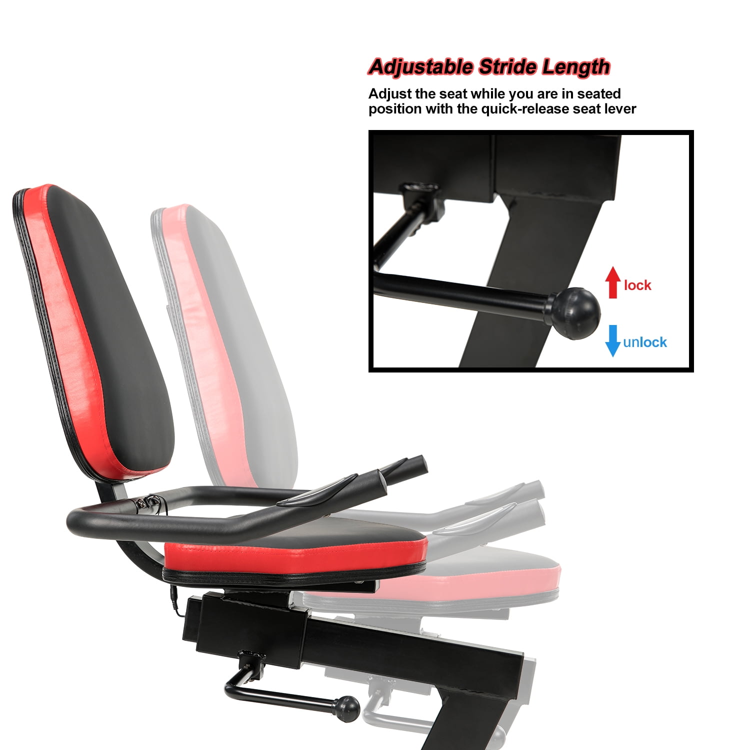 vanswe recumbent exercise bike