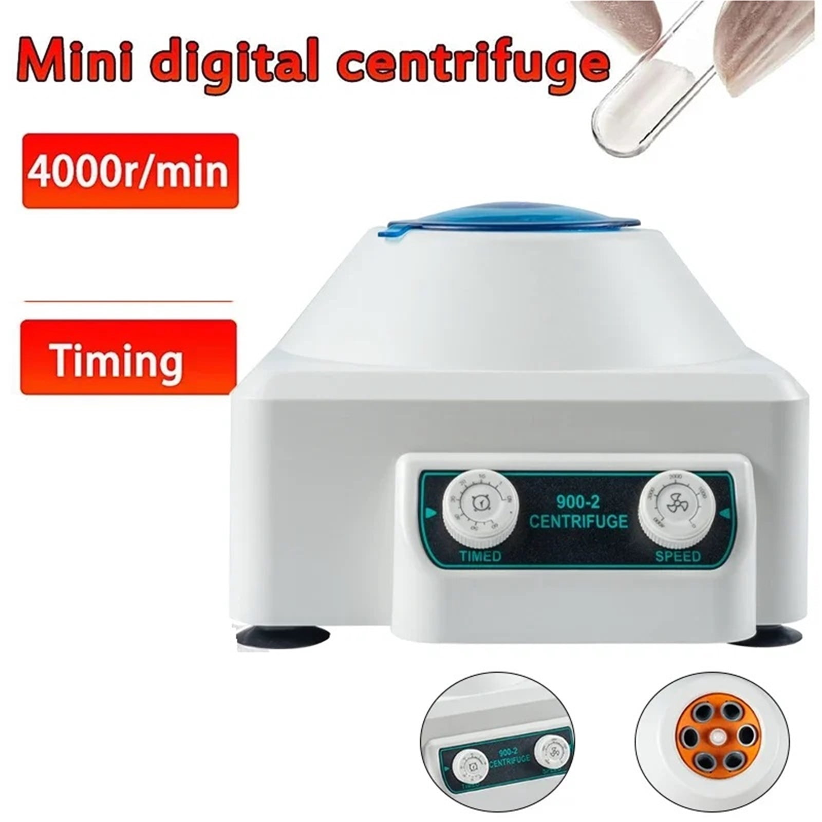 Laboratory Electric Centrifuge 900-2 Low Speed 4000rpm 2086xg PRP PRF Separate Machine ,High Lab Quality Material