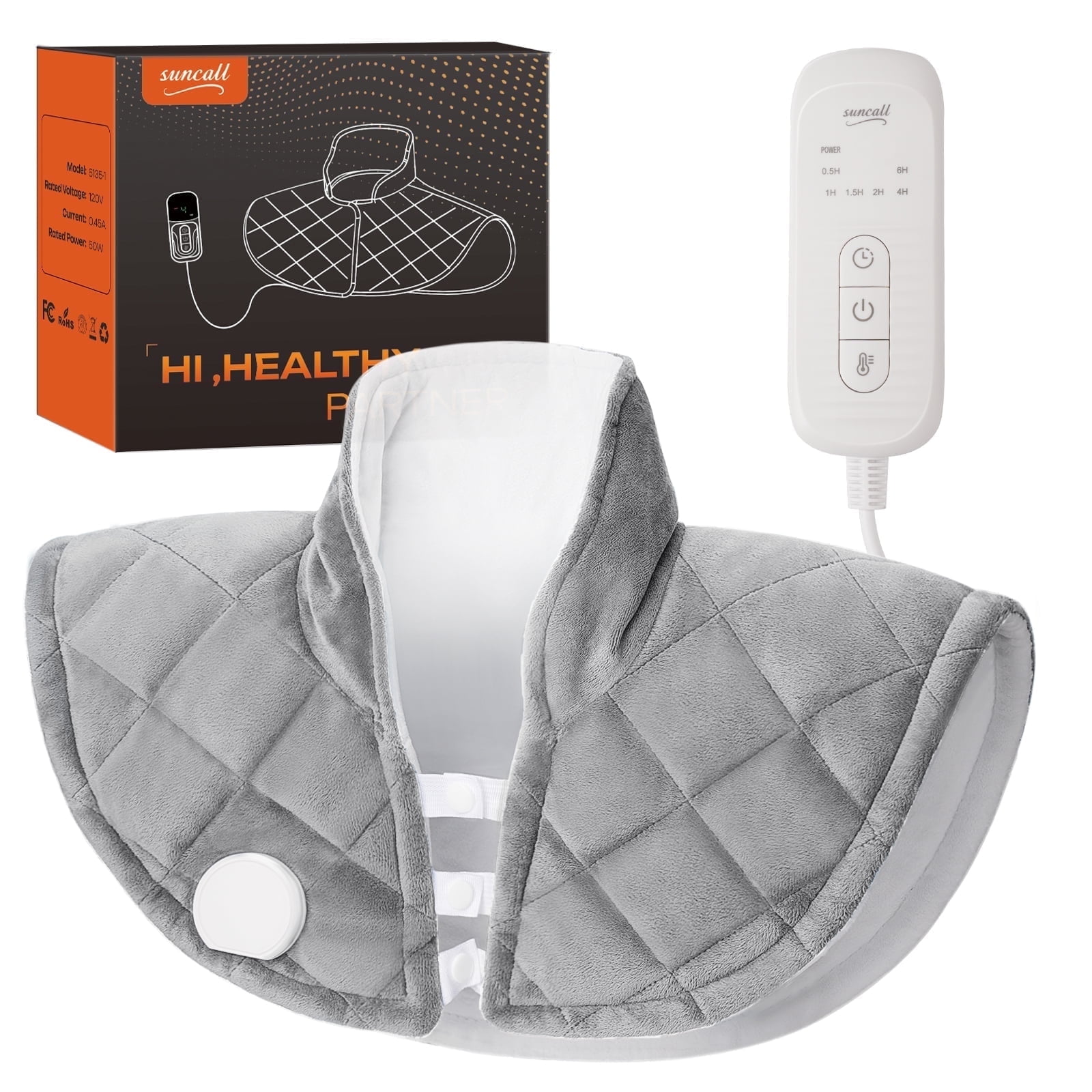 Suncall Weighted Electric Heating Pad for Neck and Shoulder photo 7
