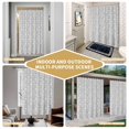 thumbnail image 5 of Grey Flowers Shower Curtain - Water Repellent Fabric Shower Curtains Washable, Cute Floral Botanical Farmhouse Decorative Polyester Cloth Bathroom Curtains Modern Bath Decor 72"x72", 5 of 8
