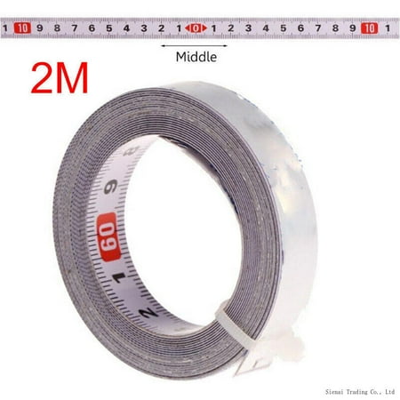 

5M Self Adhesive Miter Saw Track Miter Tape Measure Backing Metric Steel Ruler