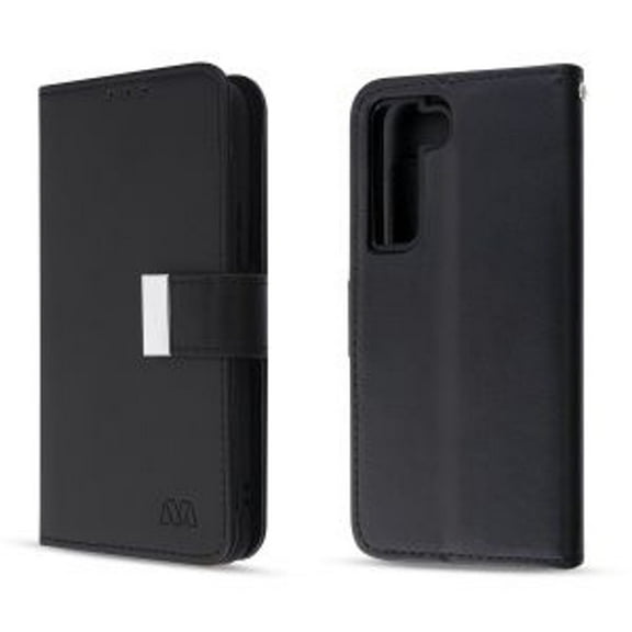MyJacket Wallet Case Xtra Series for Samsung Galaxy S22 - Black / Black