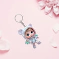 thumbnail image 2 of SLYNSHome Angel Keychain Valentine's Day Gifts for Women,Acrylic 2D Flat Angel Fairy Pendant Keychain for Bag Pouch Purse Key Holders, 2 of 7