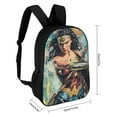 thumbnail image 2 of Wonder Woman Backpack Printed Travel Backpack For Daily Work Sports Backpack Travel Bag 17 inch, 2 of 8
