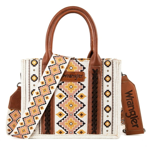 Bolso Wrangler Boho Aztec de lona con hombros holgados para mujer