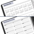 thumbnail image 7 of AT-A-GLANCE DayMinder 2025 Four Person Daily Appointment Book Black Large 8 x 11, 7 of 7