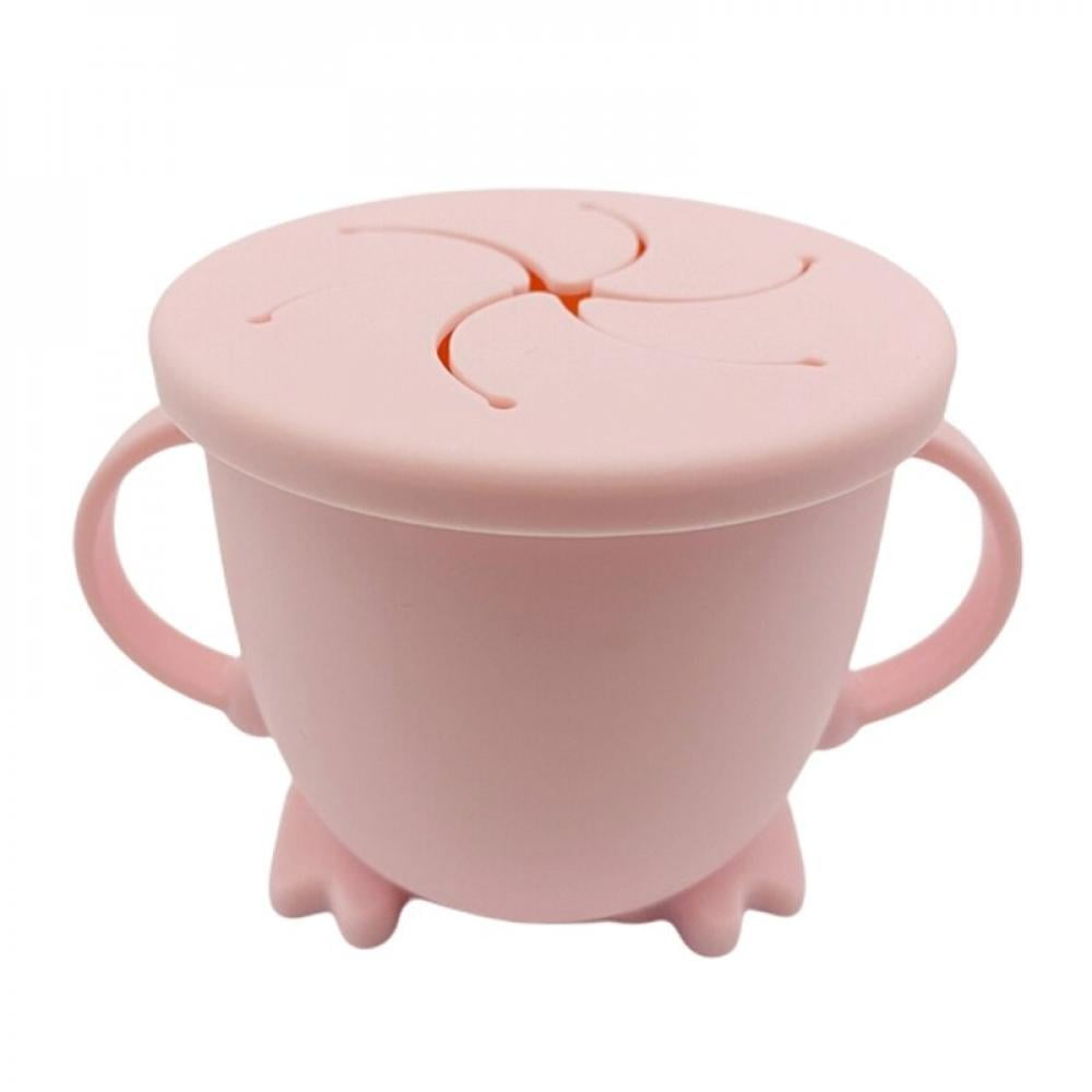 BTGUY small kids Snack Cup With Handles Silicone Snack Container Toddler And small kids Snack