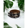 thumbnail image 5 of Leather Cuff Buckle Bracelet | Stylish and Durable, 5 of 5