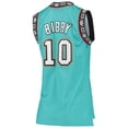 thumbnail image 3 of Women's Mitchell & Ness Mike Bibby Turquoise Vancouver Grizzlies 1998/99 Hardwood Classics Swingman Jersey, 3 of 3