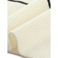 thumbnail image 6 of DARING DIVA Women's Striped Pullover Spring Crewneck Knit Sweater M White, 6 of 6