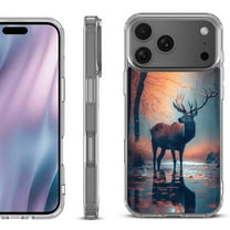 For iPhone 17 Pro Max Protective Shockproof Phone Case, by OneToughShield - Deer Autumn