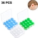 thumbnail image 1 of Caja de 3 pares de tapones para los oídos de silicona, uno para cada blanco + verde + azul Adepaton 221396-1, 1 of 9