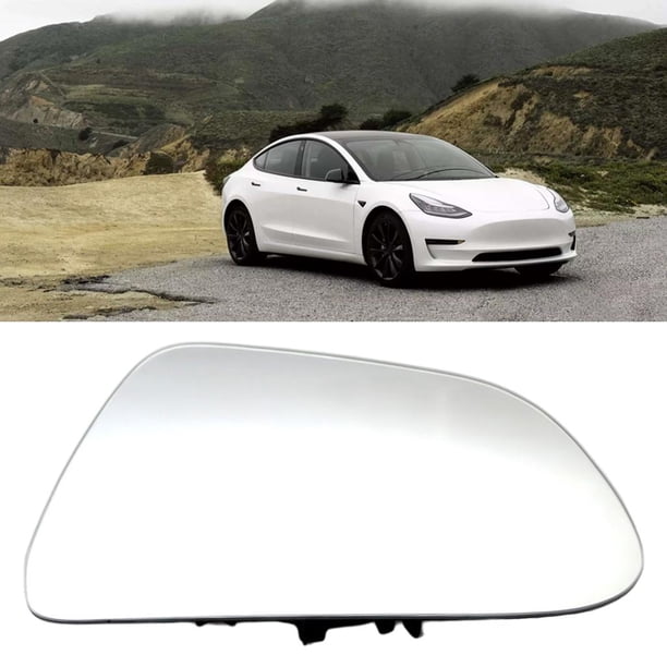 Espejo retrovisor lateral con calefacción de para Tesla Model 3 de 2016 en adelante, alto rendimiento Derecha Macarena Espejo de derecha