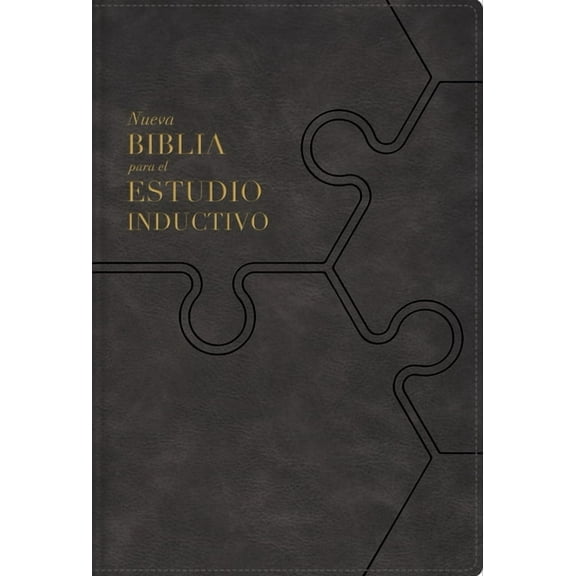 Nbla, Nueva Biblia Para El Estudio Inductivo, Interior a DOS Colores, Leathersoft, Gris, Comfort Print, (Hardcover)