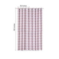 thumbnail image 3 of Efavormart 2 Panels White/Blush Polyester Chevron Design Thermal Insulated Blackout Room Darkening Grommet Top Curtain 52"x108", 3 of 11