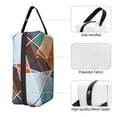 thumbnail image 3 of XMXT Large Capacity Makeup Pouch Bag, Colorful Irregular Geometric Patterns Make Up Storage Bag Cosmetic Travel Toiletry Bags for Women Men, One Size, 3 of 9