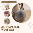 thumbnail image 5 of Faux Fox Pom Pom for Hats Keychains Scarves Gloves Bags Accessories, 5 of 5