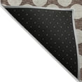 thumbnail image 4 of 9' X 12' Brown And Beige Polka Dot Washable Indoor Outdoor Area Rug, 4 of 5
