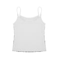 thumbnail image 4 of Rswnyirn Kids Girls Shiny Sequins Tank Top Hip Hop Modern Latin Dance Stage Performance Crop Top White 16, 4 of 7