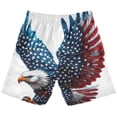 thumbnail image 2 of joogoo Kids Boys Swim Trunks American Eagle-a1 Beach Board Shorts Drawstring Swimsuit Kid Teen M, 2 of 6