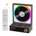 thumbnail image 1 of MEGICOT Lecteur CD Bluetooth Rechargeable avec Haut-Parleurs/éclairage RVB/port de Clé USB/télécommande/enregistrement de Musique, Lecteur de Musique Rétro de Bureau Vertical, 1 of 10