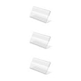 thumbnail image 3 of Decodeary 50x Transparent Business Card Holder Addition To Office Accessories Transparent As Shown 3Set, 3 of 6