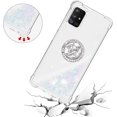 thumbnail image 5 of Case for Samsung Galaxy A71 5G, Galaxy A71 5G Case Girls Women Glitter Clear TPU Cute Bling Love Quicksand Sparkle Case with Stand Shockproof Liquid Case for Samsung Galaxy A71 5G Colorful YBZ, 5 of 12
