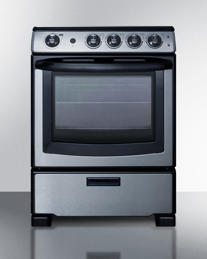 24" Wide Electric Smooth-Top Range