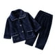 thumbnail image 1 of Conjunto de pijamas de lana Gibobby 2 uds. para niños Marina 8-9 Años, 1 of 4