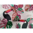 thumbnail image 5 of oneOone Cotton Poplin White Fabric Floral Flower With Birds Fabric For Sewing Printed Craft Fabric By The Yard 42 Inch Wide, 5 of 6