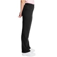 thumbnail image 4 of Hanes Womens ComfortSoft EcoSmart Open Leg Fleece Sweatpants, XL, Ebony, 4 of 4