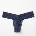 thumbnail image 2 of Clothing 2025 Thongs for Women Stretch Bikini Panty Lace Trim 5 Colors Comfy Fashion Thongs Underpants Women Underwear Thongs, 2 of 3