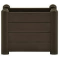 thumbnail image 3 of vidaXL Garden Raised Bed PP Mocha 16.9"x16.9"x13.8", 3 of 4