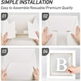 thumbnail image 4 of Baby Boxes With 4 pcs Letters White Clear Balloon Box Blocks for Baby Shower and Birthday Party, 4 of 7