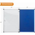 thumbnail image 3 of Tableau d'Affichage en Liège Verrouillable et Inviolable Classe Cadre en Aluminium x es, 3 of 7