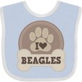 thumbnail image 3 of Inktastic Beagle Dog Lover Boys or Girls Baby Bib, 3 of 4
