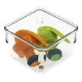thumbnail image 3 of iDesign Linus Plastic Drawer Organizer, Storage Container for Vanity, Bathroom, Kitchen Drawers, 3" x 3" x 2", Set of 2, Clear, 3 of 6