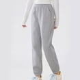thumbnail image 5 of Bixock Toddler Boys and Girls Sweatpants Cotton Elastic Waist Jogger Pants Kids Elastic Waist Solid Color Side Pocket Slim Stretch Fall Campus Sport Daily Wear Size 10-11Years, 5 of 6