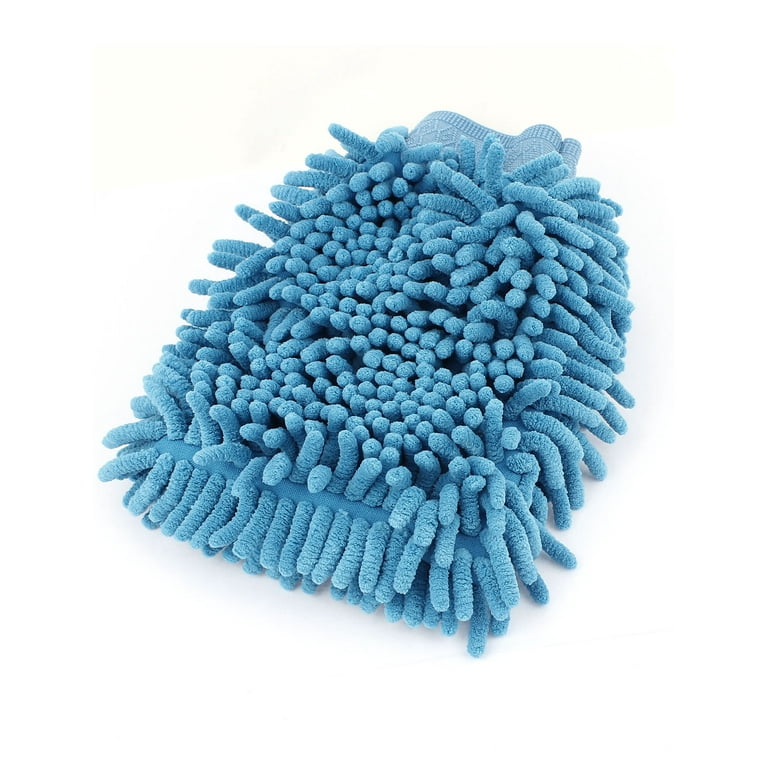 [Zero Cuff] Microfiber Wash Mitt (7 in. x 9 in.) 1pack (Blue)