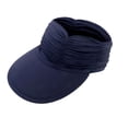 thumbnail image 5 of Women's UPF 50+ UV Protection Sun Visor Hat, Wide Brim Lightweight Foldable Ponytail Cap Hats for Women Summer, 5 of 5