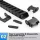 thumbnail image 5 of Cable de remolque UKCOCO de plástico flexible, semicerrado y anidado, CNC, portacables, 1 m (negro), 5 of 7