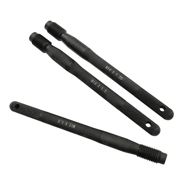 Pernos guía de montaje del pasador de alineación del colgador de rueda negro Perno de rueda Perno de rueda Automotriz 3 piezas