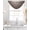 Brown, variant on Brown Beige Ombre Sheer Waterfall Valance Curtains for Window, Farmhouse Vintage Wooden Striped Rod Pocket Sheer Topper Swag Curtains for Living Room, Kitchen 38.5"W x 47.2"L, 1 Panel